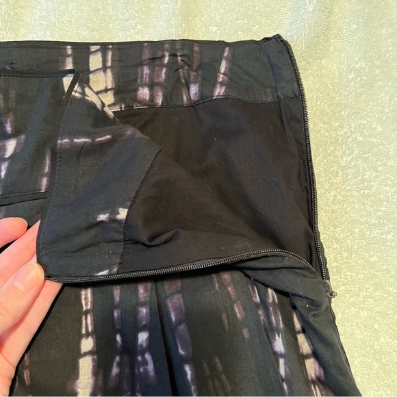 Emily and Fin printed skirt M, goth punk industrial lip service snakeskin - Picture 6 of 6